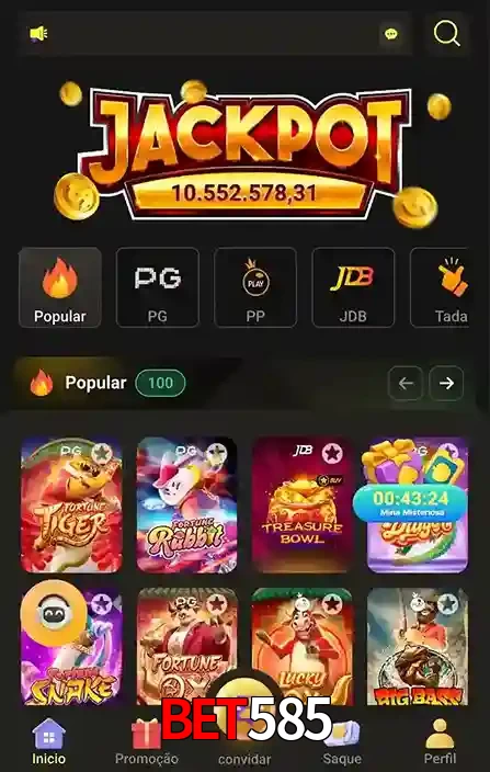 Promoções Especiais no bet585 App